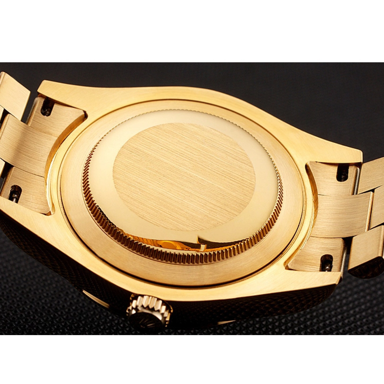 Aaa replica watch Diamond 1454099 Day-Date Rolex Dial Gold Swiss Bezel Bracelet Champagne 0614